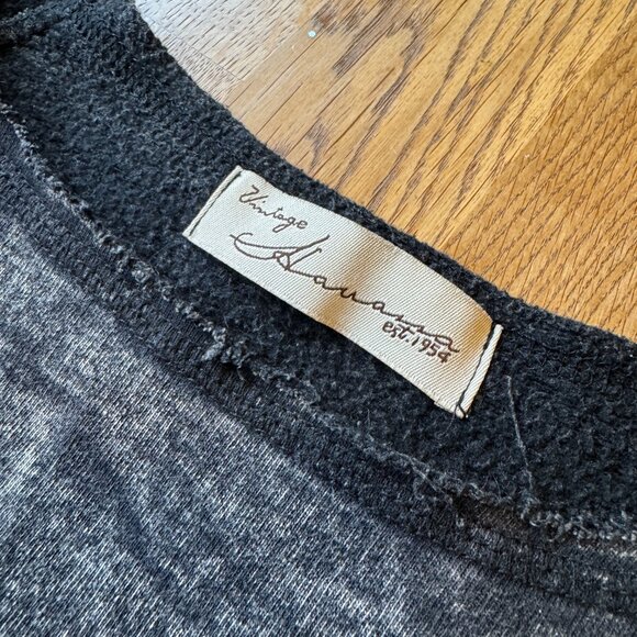 Vintage Havana Peace Sign Sweatshirt Bleach Wash - Picture 3 of 6